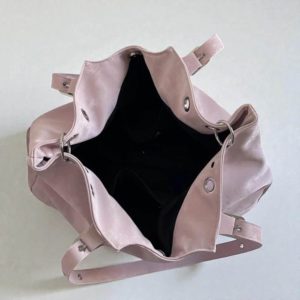 Smooth Vegan Leather Vintage Hobo Tote