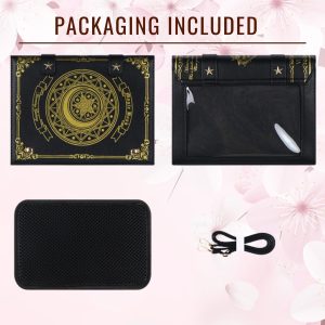 Spell book ita bag, anime ita bag, kawaii display bag, enamel pin ita bag, witchy ita bag, fantasy cosplay bag, kawaii ita crossbody