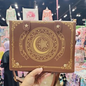 Spell book ita bag, anime ita bag, kawaii display bag, enamel pin ita bag, witchy ita bag, fantasy cosplay bag, kawaii ita crossbody