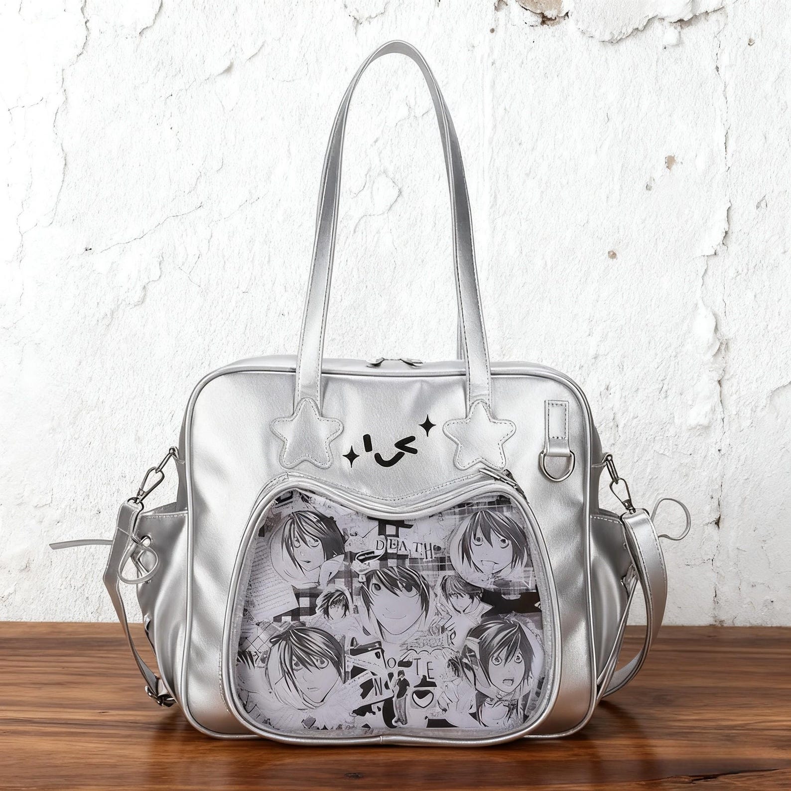 Star Ita Bag with Clear Display Window – Kawaii Crossbody Purse for Anime Fans, Cosplayers & Idol Collectors