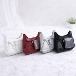 Transparent Ita Shoulder Bag Japanese Style – Spacious Crossbody Purse for Students & Daily Outfits