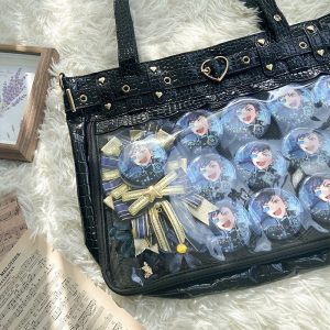 Transparent Kawaii Crossbody Bag Japanese Tote Bag