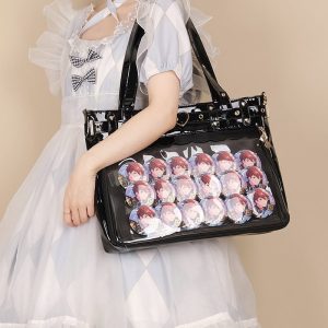 Transparent Kawaii Crossbody Bag Japanese Tote Bag