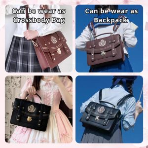 Vintage Embroidery ITA Backpacks & Crossbody Messenger Bag, Women Handbags Luxury Design Shoulder Crossbody Bags