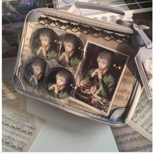 Vintage Solid Ita Bag Women PU Leather Square Crossbody Tote | Y2K Multi-Pocket Shoulder Handbag