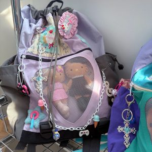 Vintage Y2K Drawstring Casual Ita Backpack