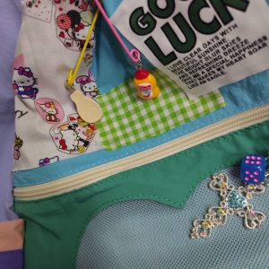 Vintage Y2K Drawstring Casual Ita Backpack