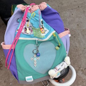 Vintage Y2K Drawstring Casual Ita Backpack