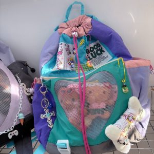 Vintage Y2K Drawstring Casual Ita Backpack