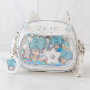 White Cat Ita Display Shoulder Bag