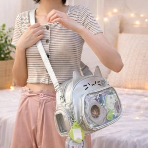 White Cat Ita Display Shoulder Bag