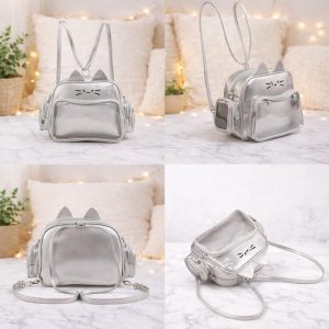 White Cat Ita Display Shoulder Bag