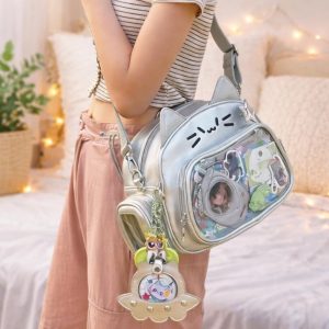 White Cat Ita Display Shoulder Bag