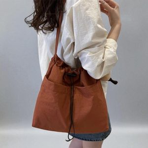 Women's Large Lightweight Summer Tote – Minimalist Shoulder & Crossbody Handbag