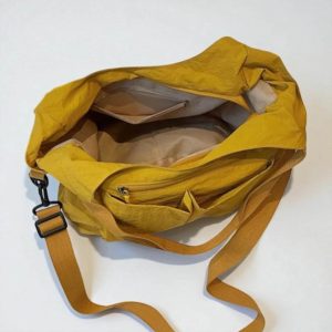 Women’s Nylon Crossbody Tote: Large Casual Single Shoulder Handbag