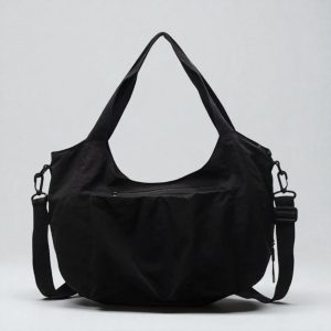 Women’s Nylon Crossbody Tote: Large Casual Single Shoulder Handbag