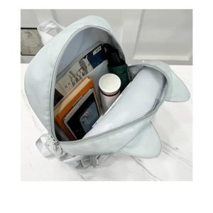 Y2K Cute Cat Ita Backpack Transparent Kawaii Harajuku School Bag DIY Display Student Rucksack