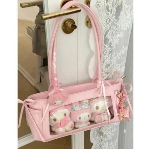 Y2K Ita Bag – Transparent Kawaii Shoulder Bag, Harajuku Style