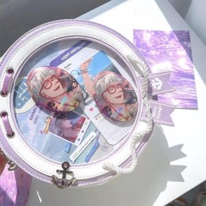 Y2K Nautical Ita Bag | Round Transparent Backpack Crossbody | Kawaii Cute Shoulder Bag for Women | DIY Pin Display Harajuku