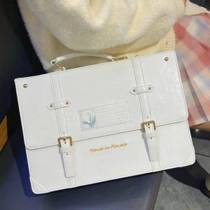 Y2K Preppy Ita Backpack • Large Transparent Display Bag • Cute Lolita Crossbody & Shoulder Bag for Girls