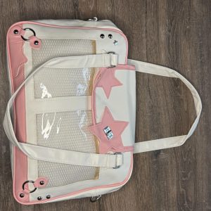 Y2K Star Ita Bag: Kawaii Clear Pocket Shoulder Bag