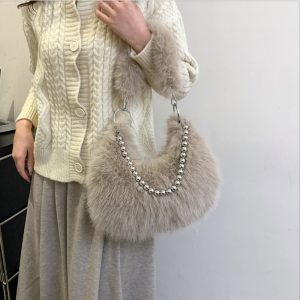 Furry Crossbody Ita Bag for Women: Stylish and Functional Accessory
