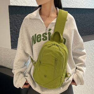 Ultra-light Parachute Fabric Chest Bag with a Stylish N - Crossbody Ita Bag