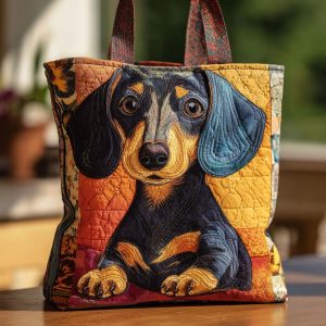 300g Canvas Dog-printed Tote: Stylish Canvas Ita Bag for Pet Lovers
