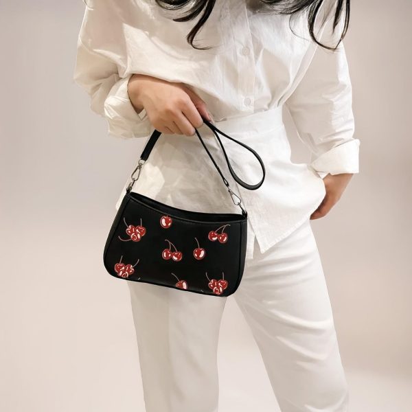 Black Cherry Shoulder Bag for Pin Display