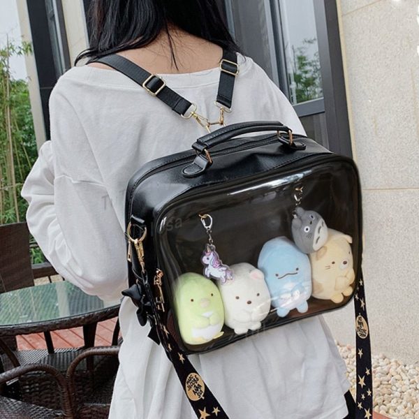 Black Ita Backpack for Plushies and Pins