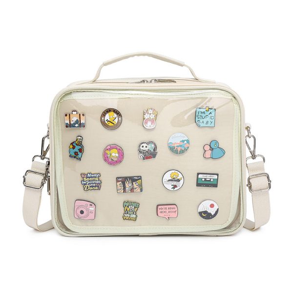 Convertible Ita Bag with Included Insert for Plushies and Pins