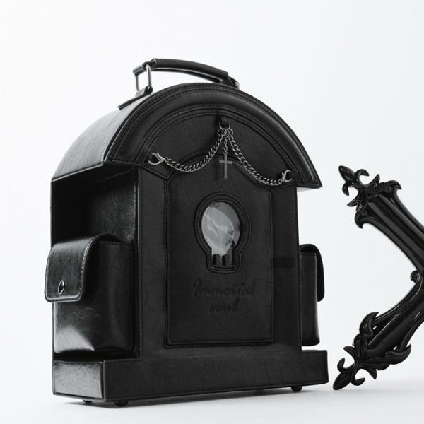 Gothic Ita Bag with Clear Window for Plushies and Pins