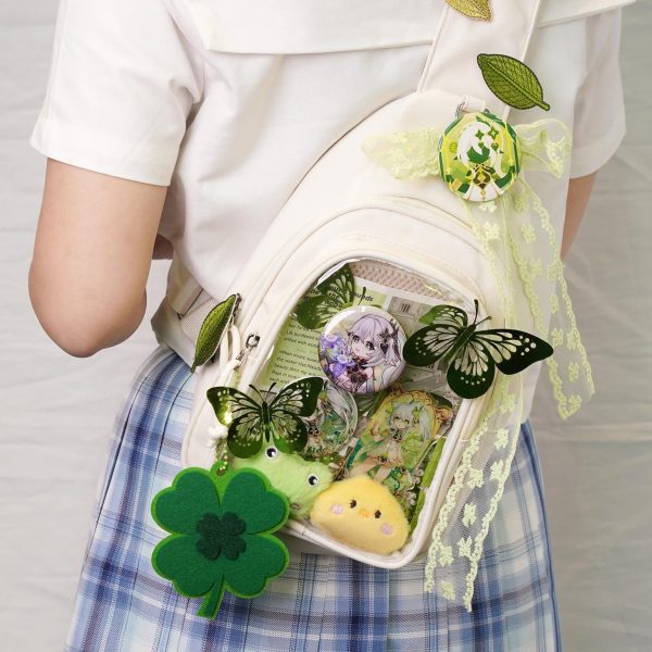 Green Ita Crossbody Bag for Pin Display
