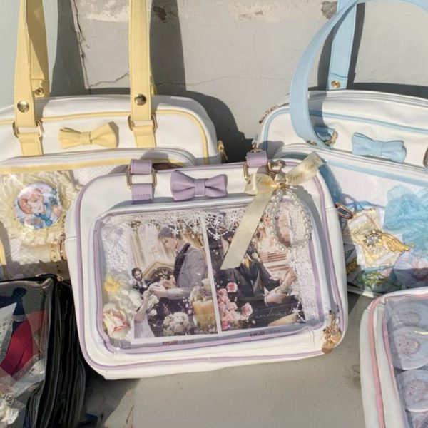 Ita Bag with Clear Window for Pin Display