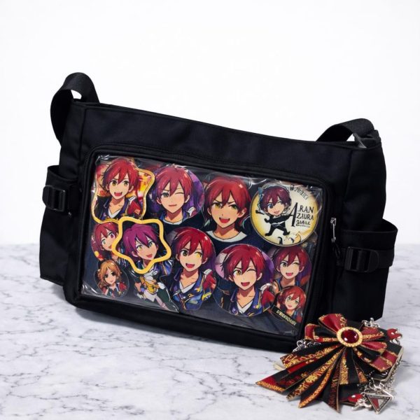 Ita Crossbody Bag with Clear Window for Plushies and Pins