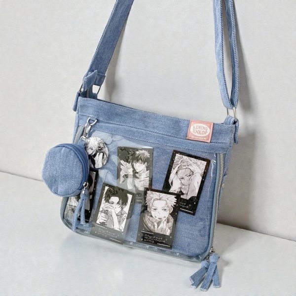 Ita Crossbody Bag with Clear Window for Plushies and Pins