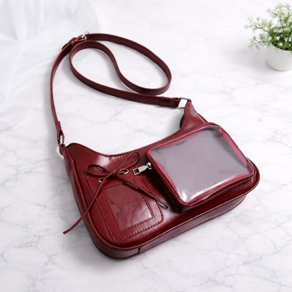 Ita Crossbody Bag with Clear Window for Plushies and Pins