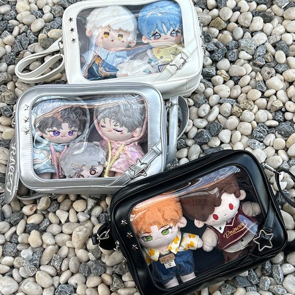 Ita Crossbody Bag with Clear Window for Plushies and Pins
