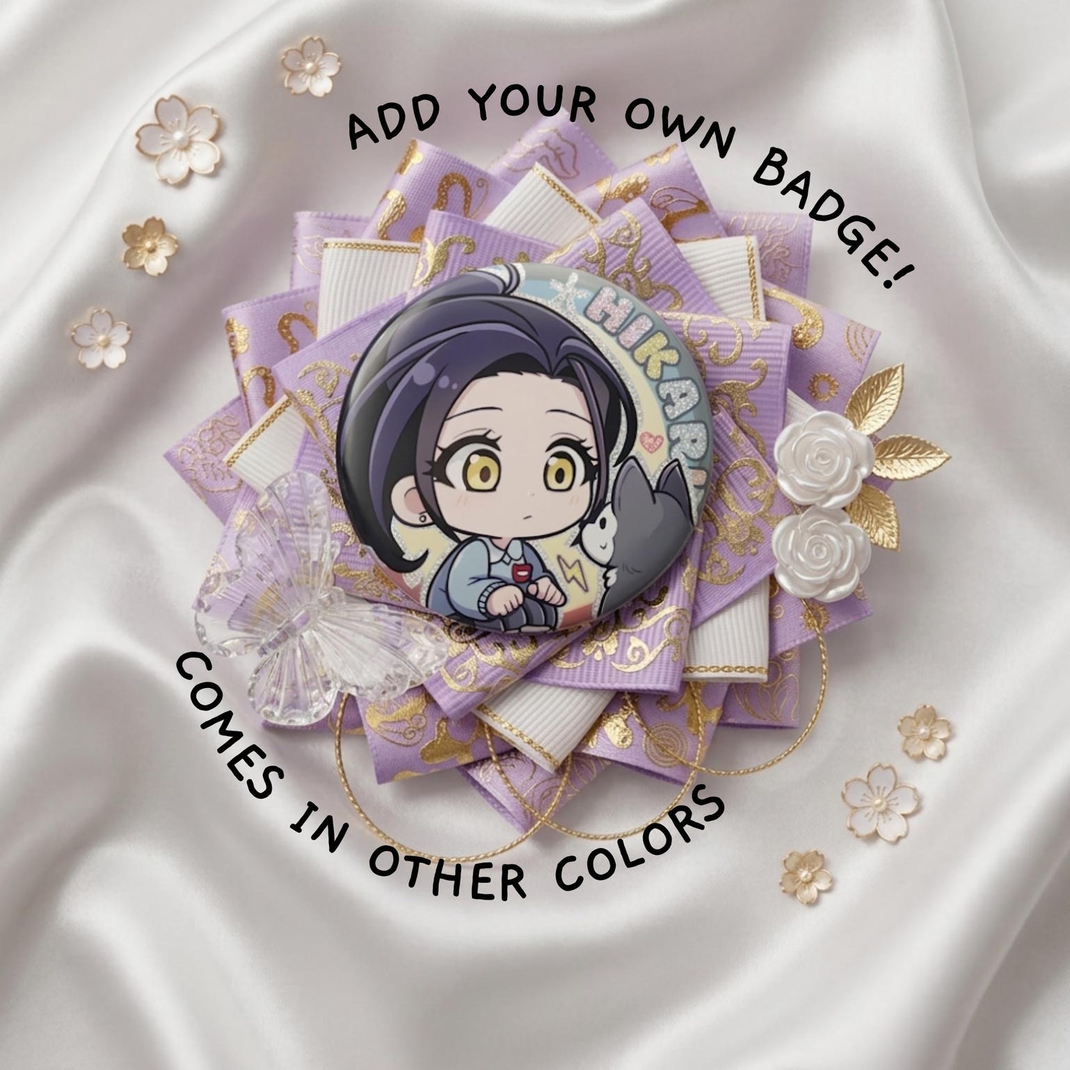 Ita Purse with Clear Window for Pin Display