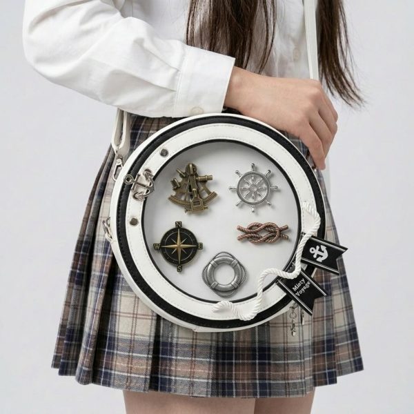 Kawaii Convertible Ita Bag with Clear Window for Pin Display