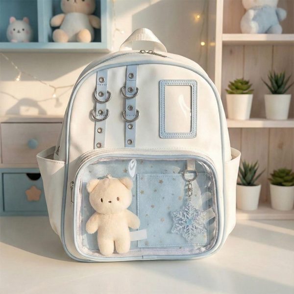 Kawaii Ita Backpack for Plushies and Pins