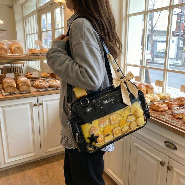 Large Y2K Convertible Ita Bag for Pin Display