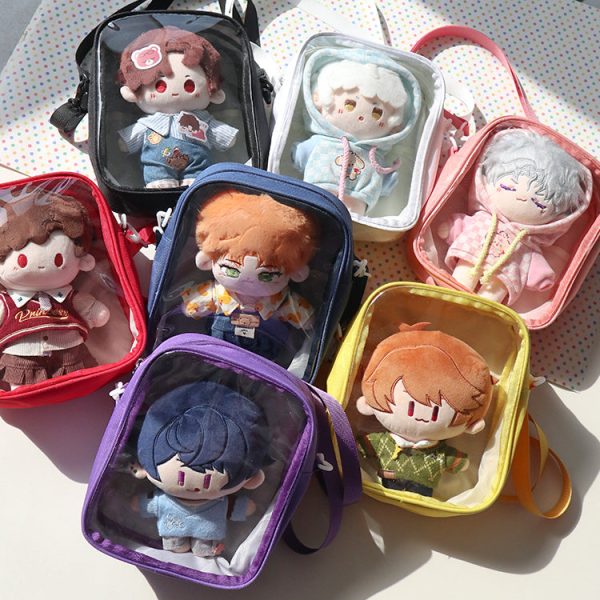 Mini Ita Crossbody Bag with Clear Window and Included Insert for Plushies and Pins
