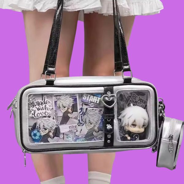 Mini Pink Ita Messenger Bag for Plushies and Pins