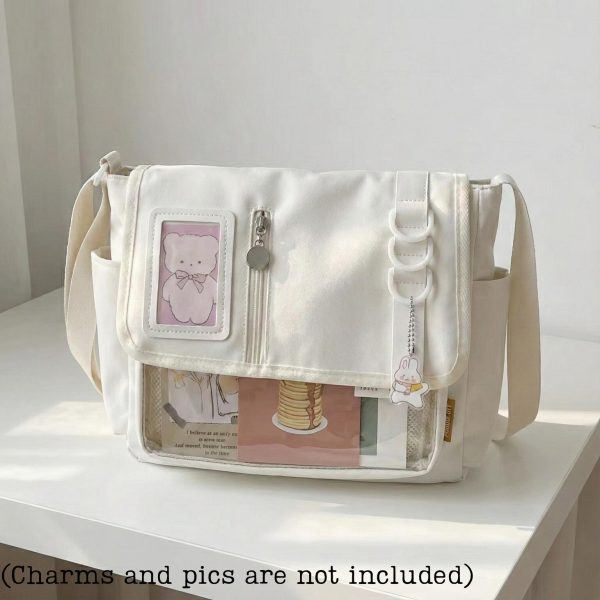 Pastel Kawaii Convertible Ita Bag for Pin Display