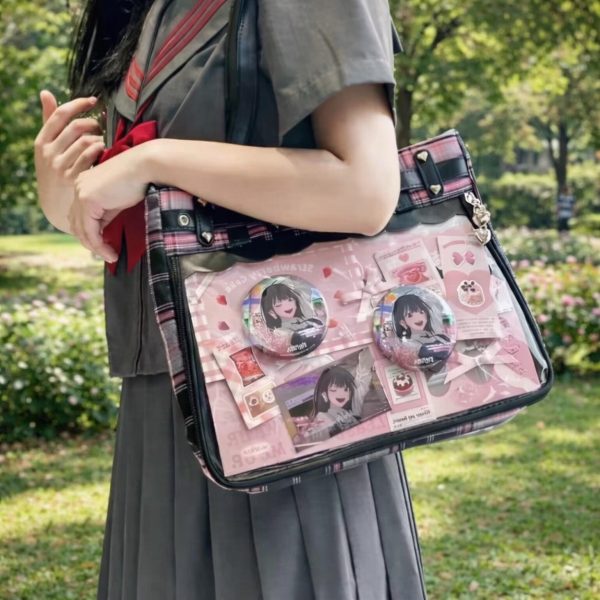 Pink Ita Tote Bag for Pin Display