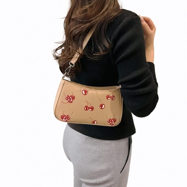Red Cherry Shoulder Bag for Pin Display
