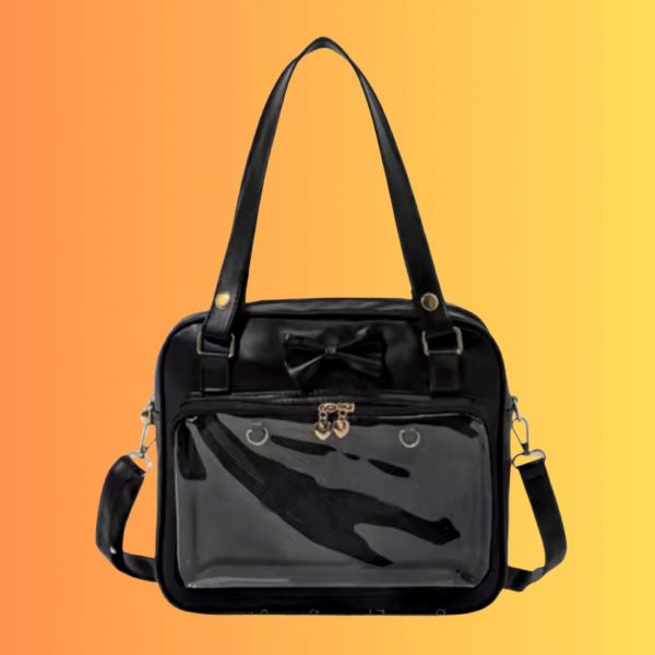 Small Black Convertible Ita Bag for Pin Display