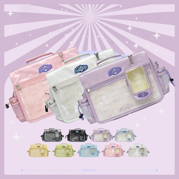 White Ita Shoulder Bag for Plushies and Pins