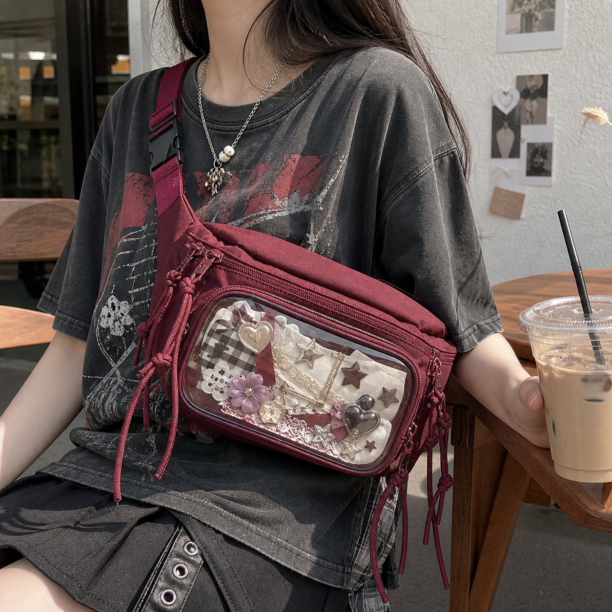 Ita Bag with Clear Window and Included Insert Ita Bag with Clear Window and Included Insert